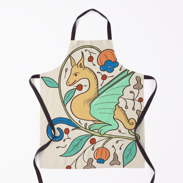 Item preview, Cute Medieval Dragon Colorful Drawing designed and sold by MariOyama.