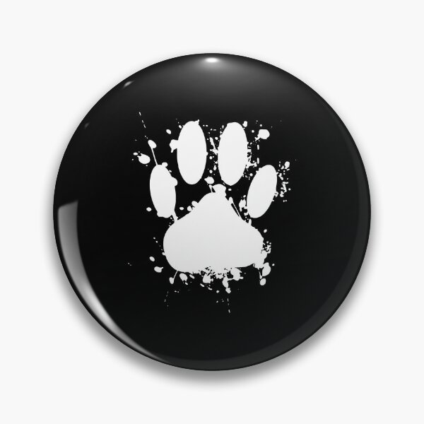 Item preview, White Paw Print Grunge Splatter T-Shirt designed and sold by Dmo3HarkoArt.