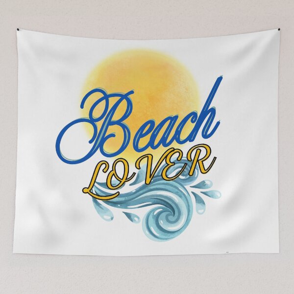 Item preview, Beach Lover Tropical Sun and Ocean Waves designed and sold by VibranPalette.