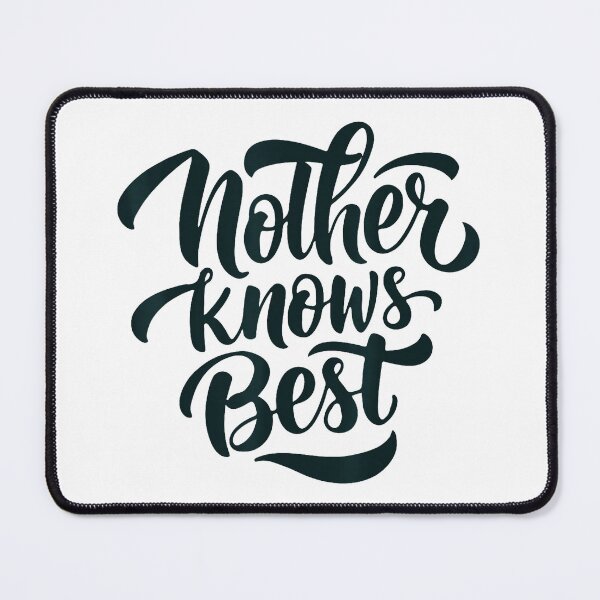 Item preview, Mother Knows Best Hand Lettered  designed and sold by zamiokaline.