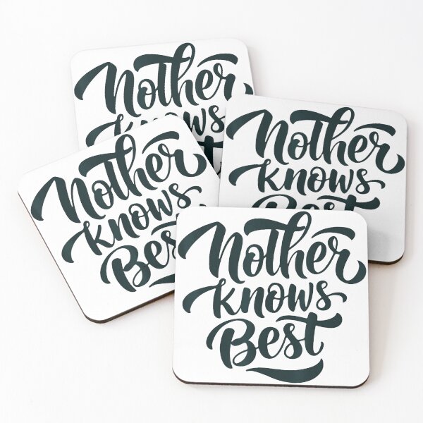 Item preview, Mother Knows Best Hand Lettered  designed and sold by zamiokaline.