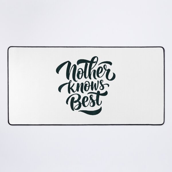 Item preview, Mother Knows Best Hand Lettered  designed and sold by zamiokaline.