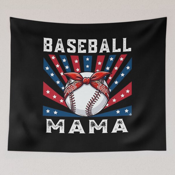 Item preview, Patriotic Baseball Mama USA Tee designed and sold by KIROSALS.