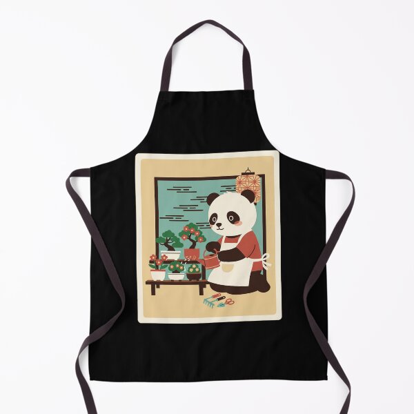 Item preview, Panda Bonsai Gardener Cozy Japanese Style designed and sold by JordynLadukeg65.