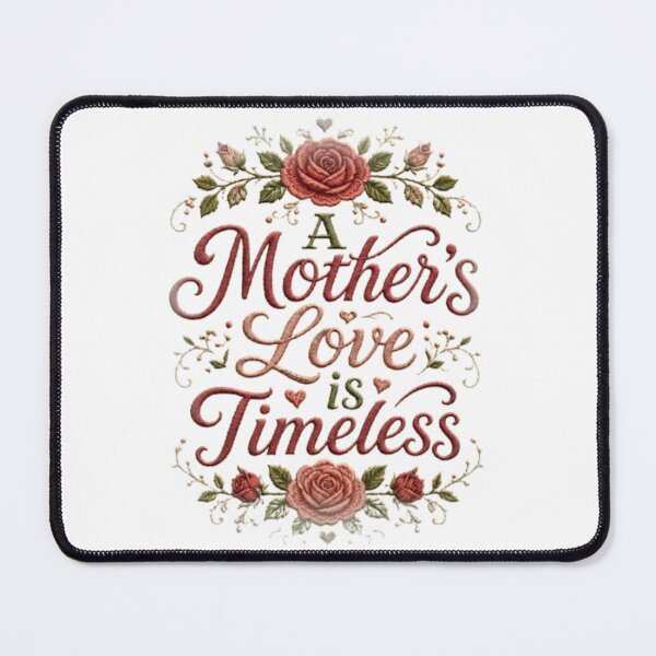 Item preview, A Mother’s Love Is Timeless - Embroidered Floral Mother’s Day Vintage Rose designed and sold by TerScott.