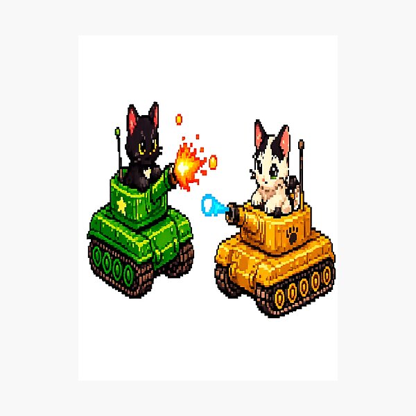 Item preview, cat war designed and sold by jubileuuu.