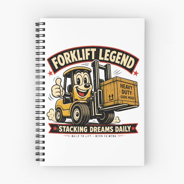 Item preview, Forklift Legend Stacking Dreams Daily Retro Operator designed and sold by RetroNibylander.