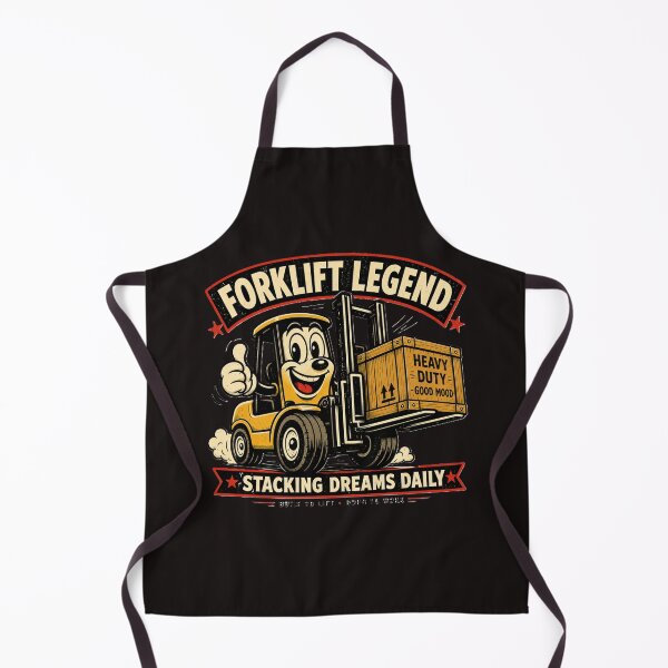 Item preview, Forklift Legend Stacking Dreams Daily Retro Operator designed and sold by RetroNibylander.