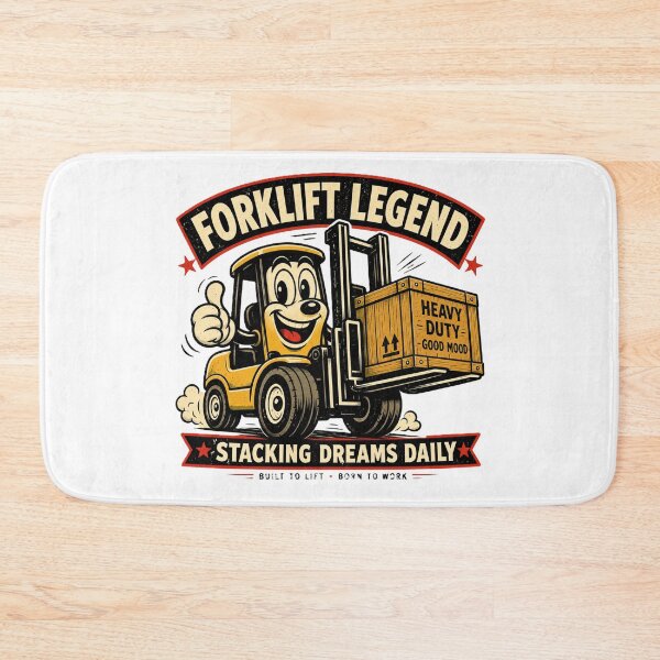 Item preview, Forklift Legend Stacking Dreams Daily Retro Operator designed and sold by RetroNibylander.