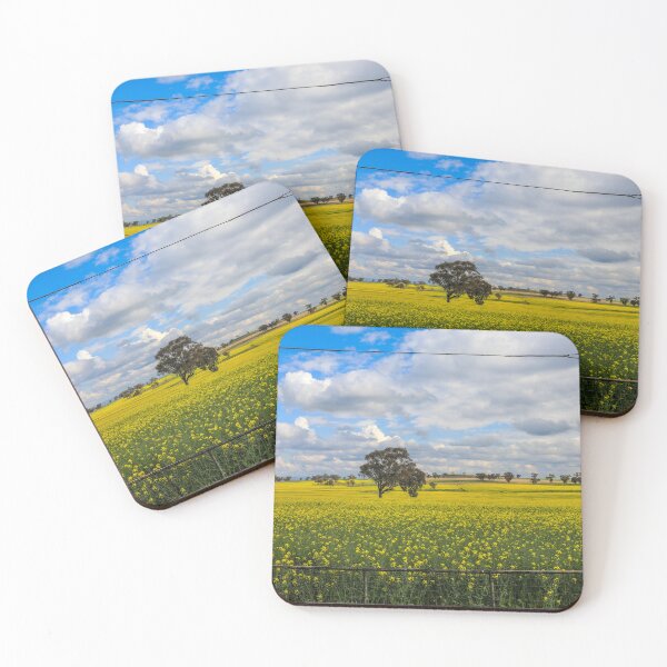 Item preview, Field of yellow canola beneath a cloudy blue sky designed and sold by Southern Cross Lifestyle .