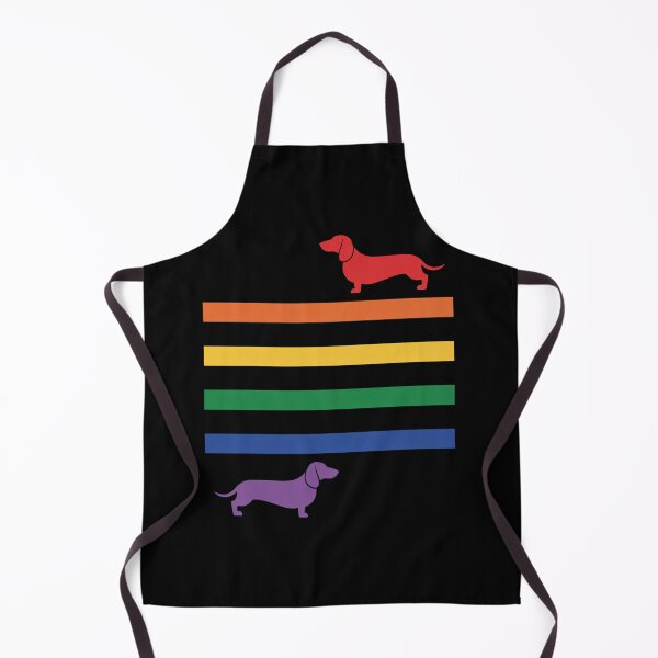 Item preview, LGBT gay pride Dachshund rainbow flag dog designed and sold by fferomananul.