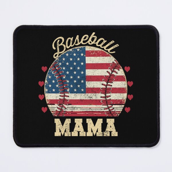 Item preview, Vintage Patriotic Baseball Mama Tee designed and sold by KIROSALS.