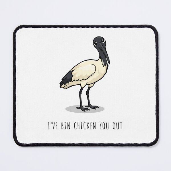 Item preview, I've bin chicken you out valentine – Funny Ibis love pun designed and sold by messy-nessie.