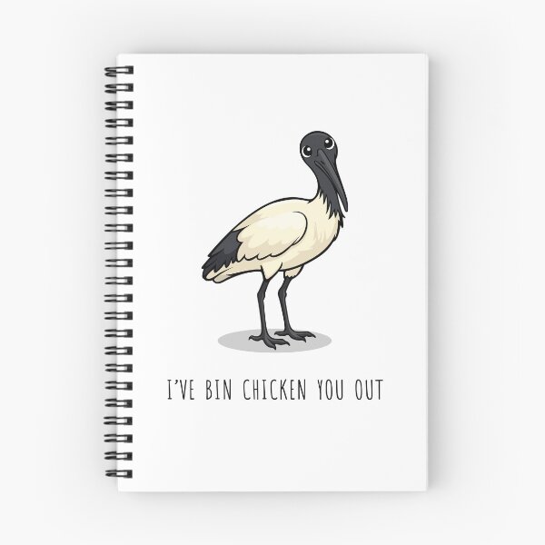 Item preview, I've bin chicken you out valentine – Funny Ibis love pun designed and sold by messy-nessie.