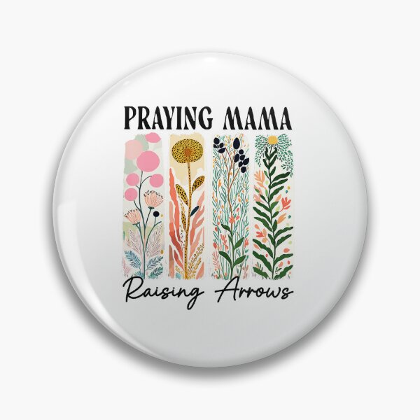 Item preview, Praying Mama Raising Arrows Boho Floral  designed and sold by zamiokaline.