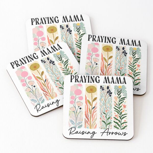 Item preview, Praying Mama Raising Arrows Boho Floral  designed and sold by zamiokaline.