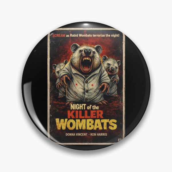 Item preview, Night of the Killer Wombats - Fake Movie designed and sold by pUNKnown.