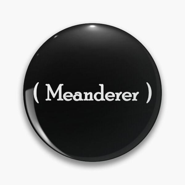 Item preview, Iconic Label - "Meanderer" White Lettering designed and sold by cousinbessie.