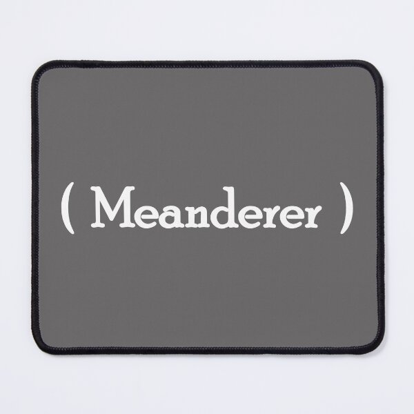 Item preview, Iconic Label - "Meanderer" White Lettering designed and sold by cousinbessie.