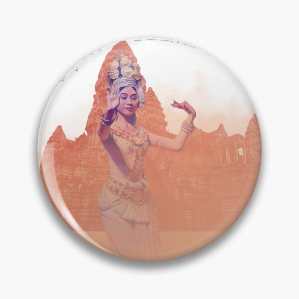 Item preview, Apsara in the Mist Peach Sticker designed and sold by Linklandiya.