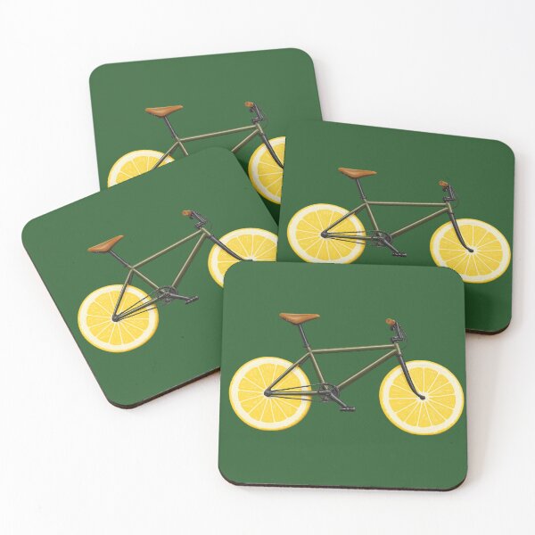 Item preview, Lemon Wheel Bicycle Graphic/ Funny Fruit  designed and sold by digitalbob60.