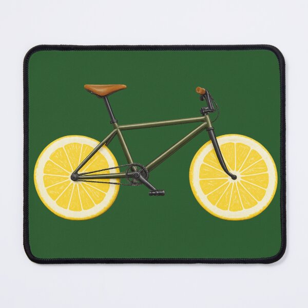 Item preview, Lemon Wheel Bicycle Graphic/ Funny Fruit  designed and sold by digitalbob60.