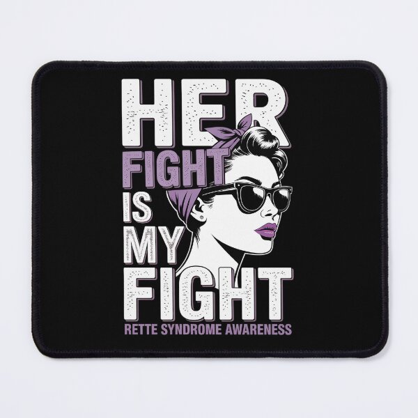 Item preview, Her Fight My Fight Rett Syndrome Awareness Purple Messy Bun designed and sold by fferomananul.