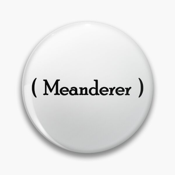 Item preview, Iconic Label - "Meanderer" Black Lettering designed and sold by cousinbessie.