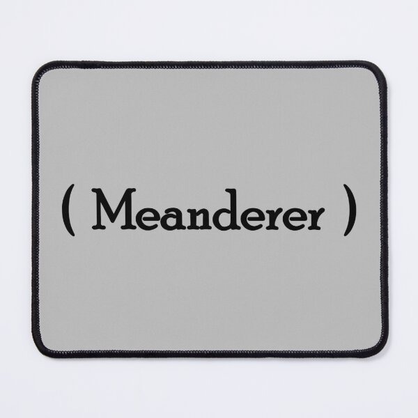 Item preview, Iconic Label - "Meanderer" Black Lettering designed and sold by cousinbessie.