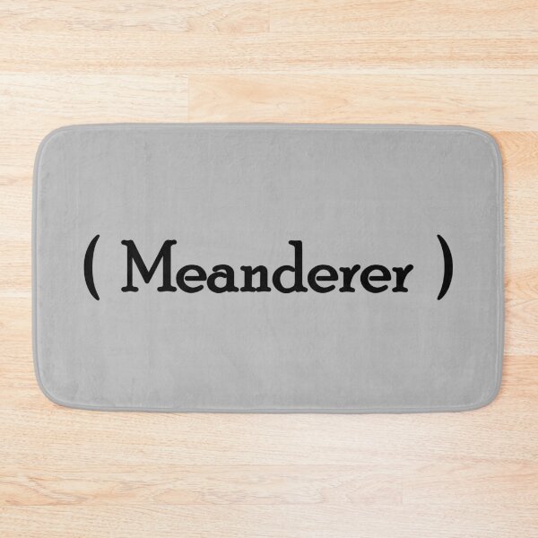 Item preview, Iconic Label - "Meanderer" Black Lettering designed and sold by cousinbessie.