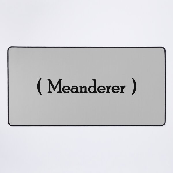 Item preview, Iconic Label - "Meanderer" Black Lettering designed and sold by cousinbessie.