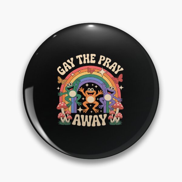 Item preview, Gay The Pray Away LGBTQ Rainbow Flag Funny Frogs Lover designed and sold by fferomananul.