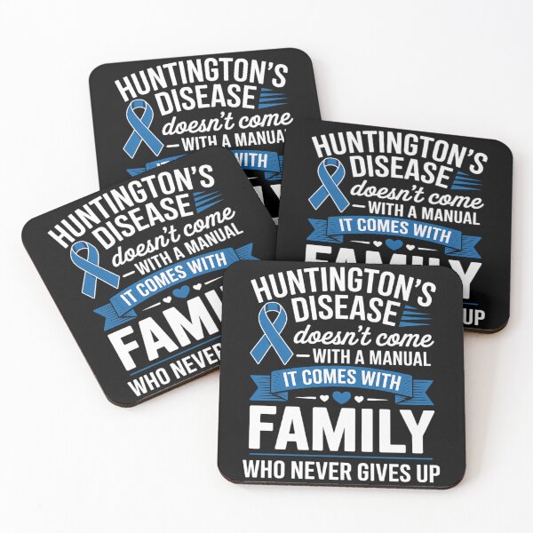 Item preview, Huntington's Disease Awareness Blue Ribbon Family Support designed and sold by fferomananul.