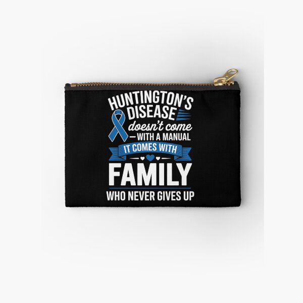 Item preview, Huntington's Disease Awareness Blue Ribbon Family Support designed and sold by fferomananul.