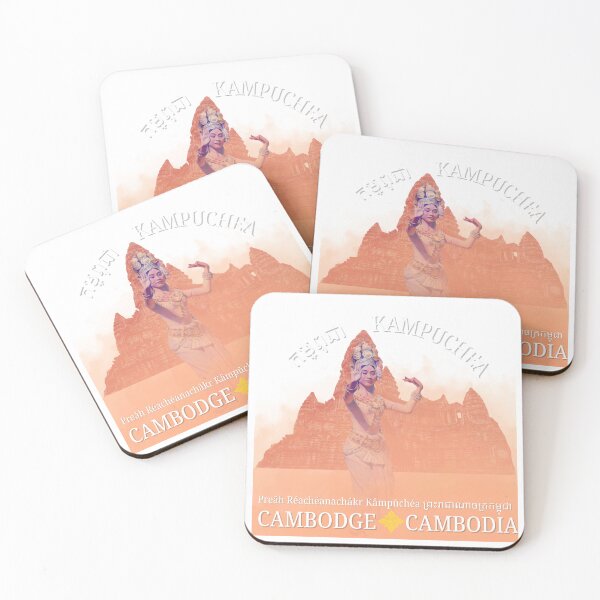 Item preview, Apsara in the Mist Peach designed and sold by Linklandiya.