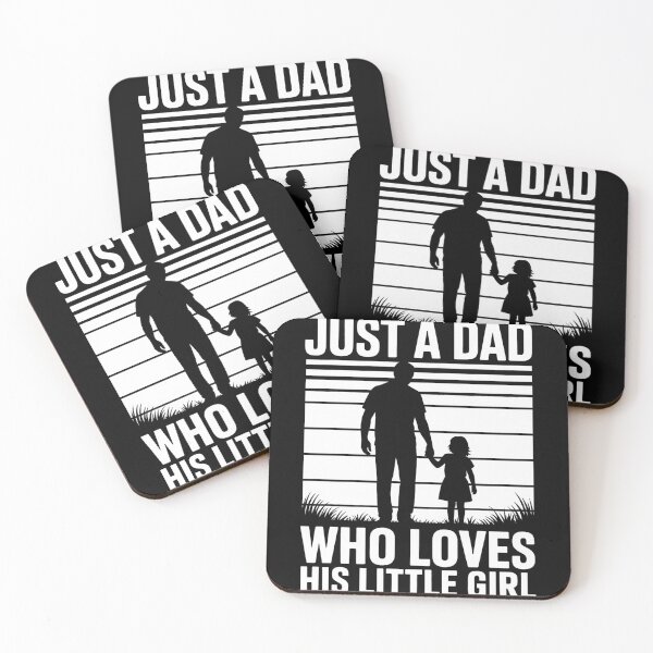 Item preview, Just Dad Who Loves His  Girl Fathers Day Daddy Papa designed and sold by fferomananul.