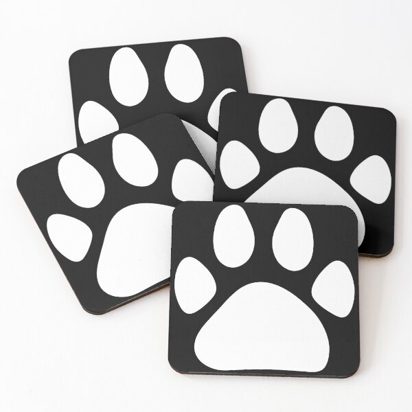 Item preview, Classic Maroon Paw Print Silhouette Graphic designed and sold by Dmo3HarkoArt.