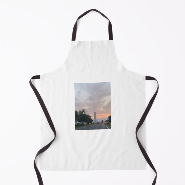 Item preview, Biloxi Lighthouse at Sunset and Its Silhouette Against the Evening Sky. designed and sold by Pearls1.
