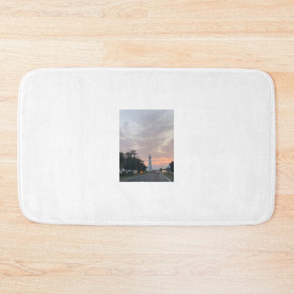 Item preview, Biloxi Lighthouse at Sunset and Its Silhouette Against the Evening Sky. designed and sold by Pearls1.