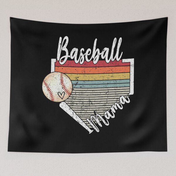 Artikelvorschau, Vintage Baseball Mama Retro-T-Shirt entworfen und verkauft von KIROSALS.