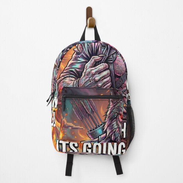 Item preview, Alpha Wolf Meme Stay Behind Kitten  designed and sold by ArtyLify.