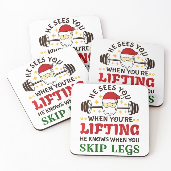 Item preview, Skip Legs Gym Christmas Shirt Funny Weightlifting  designed and sold by eliramaison.