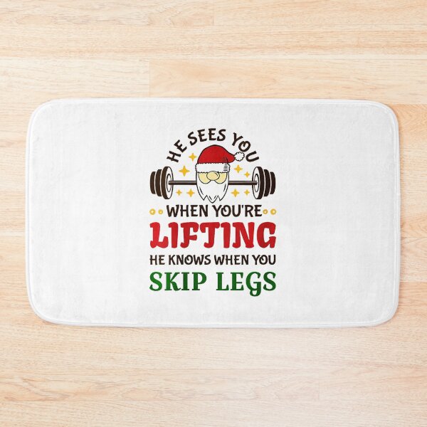Item preview, Skip Legs Gym Christmas Shirt Funny Weightlifting  designed and sold by eliramaison.
