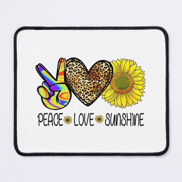 Item preview, Peace Love Sunshine Sunflower Leopard Valentine Gift  designed and sold by zamiokaline.