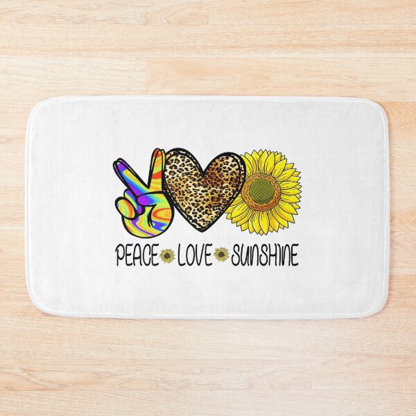 Item preview, Peace Love Sunshine Sunflower Leopard Valentine Gift  designed and sold by zamiokaline.