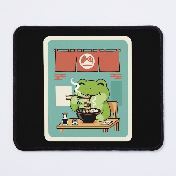 Item preview, Frog Eating Ramen Cute Japanese Style designed and sold by JordynLadukeg65.