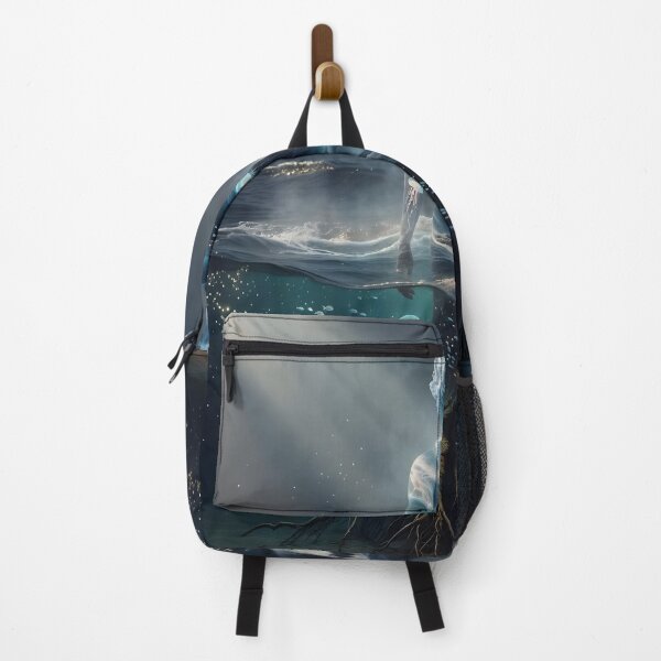 Item preview, Ocean Spirit Double Exposure Surreal Sea Fantasy Artwork designed and sold by DreamyWallVibes.