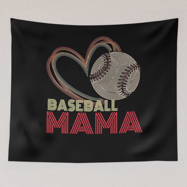 Item preview, Retro Line Art Baseball Mama Tee designed and sold by KIROSALS.