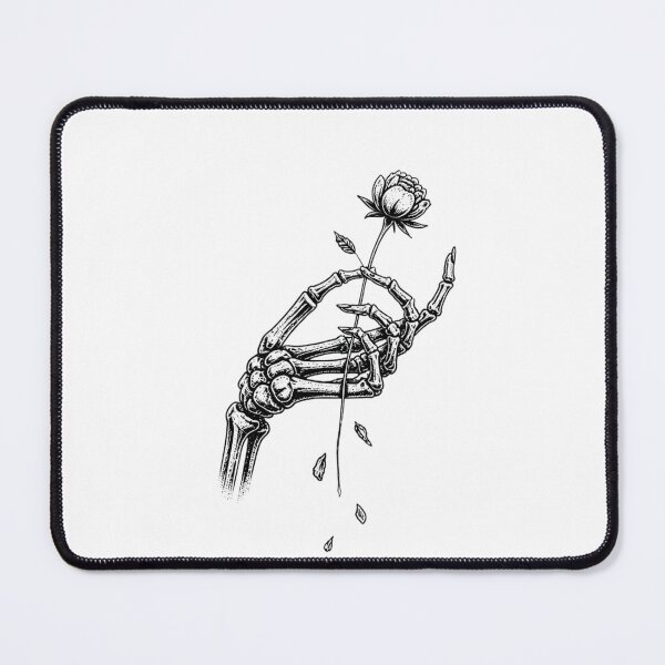 Item preview, Existence Is Optional Skeleton Flower designed and sold by Grim Static.