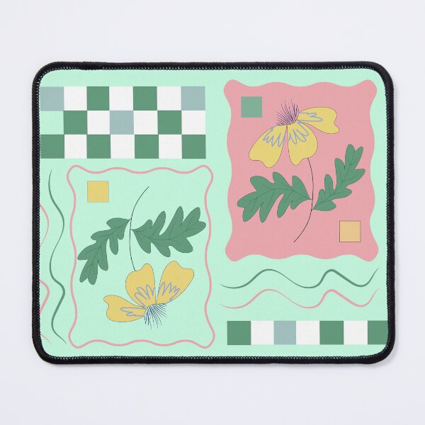 Item preview, Boho Floral Garden - Modern Abstract Pastel Composition designed and sold by auran14.